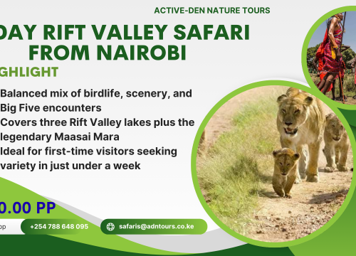 6-DAY RIFT VALLEY SAFARI FROM NAIROBI